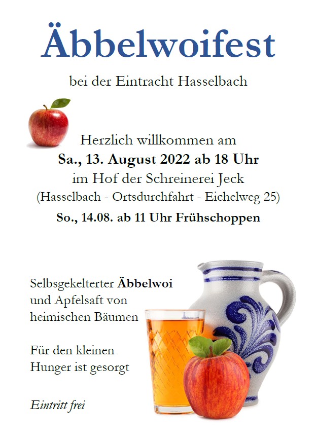 Äbbelwoifest in Hasselbach